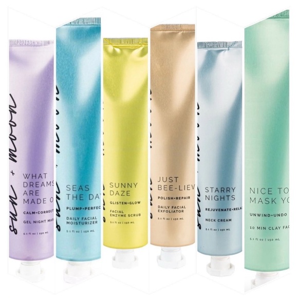 Sun & Moon entire skincare set that absolutely amazing & all the hype right now!